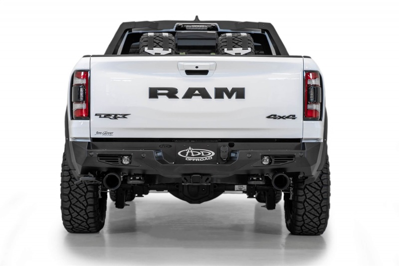 Ram 1500 TRX Bumper - Rear - Addictive Desert Designs - Bomber - Hammer Black - `21-`27